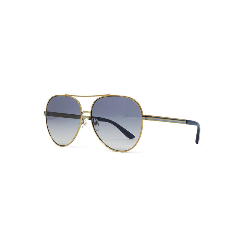 Tory Burch Women's Pilot Frame Gold Metal Sunglasses - TY6078