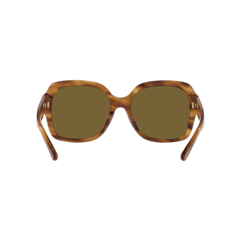 Tory Burch Women's Square Frame Brown Acetate Sunglasses - TY7140UM