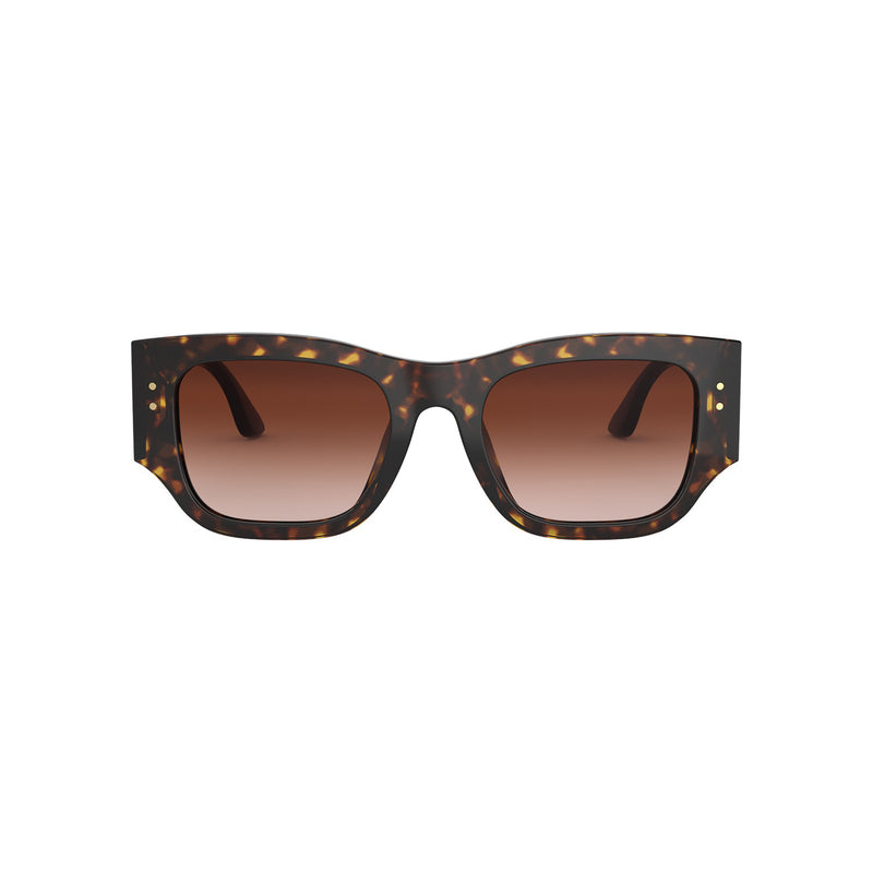 Tory Burch Women's Rectangle Frame Brown Acetate Sunglasses - TY7145U