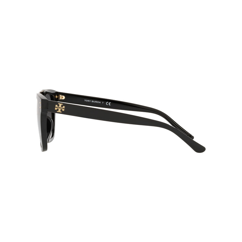 Tory Burch Women's Rectangle Frame Black Acetate Sunglasses - TY7166U