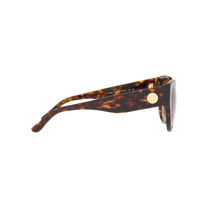 Tory Burch Women's Cat Eye Frame Brown Acetate Sunglasses - TY7182U