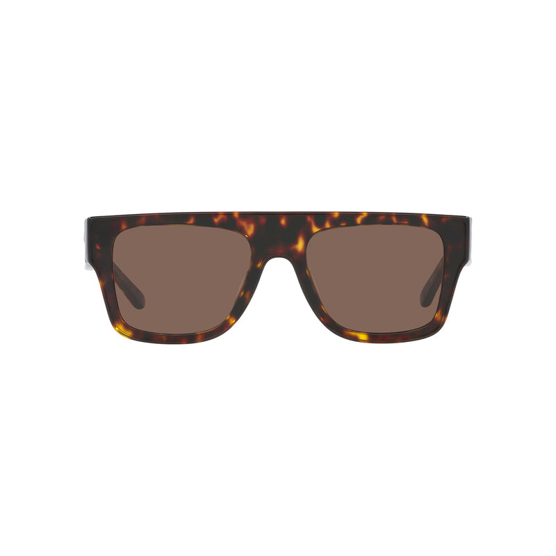 Tory Burch Women's Rectangle Frame Brown Acetate Sunglasses - TY7185U