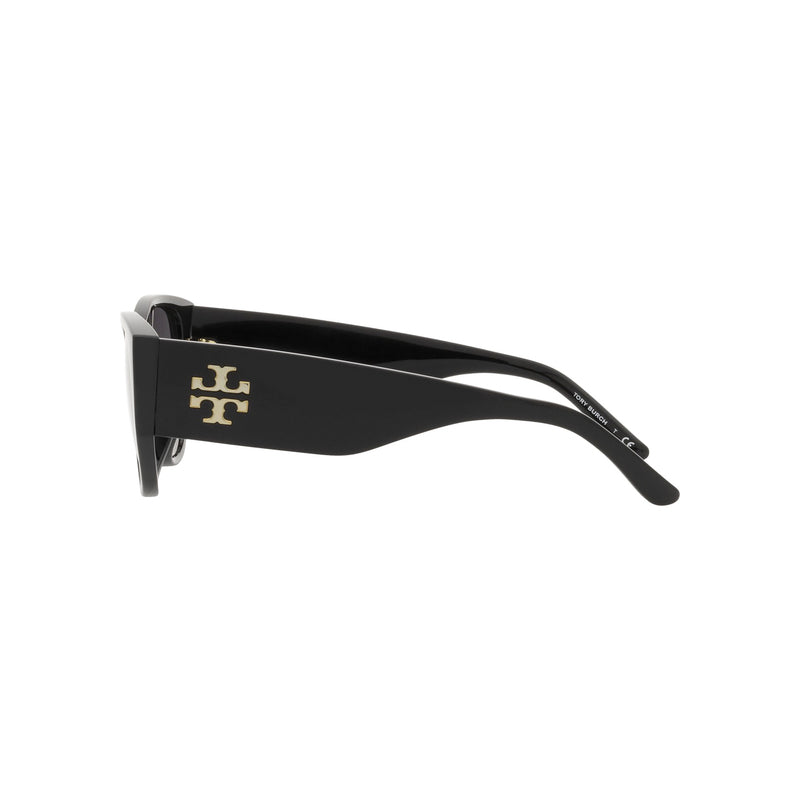 Tory Burch Women's Rectangle Frame Black Injected Sunglasses - TY9064U