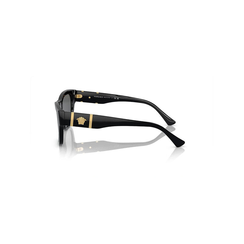 Versace Men's Square Frame Black Acetate Sunglasses - VE4457F