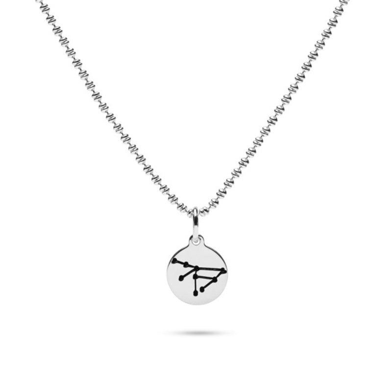 MILLENNE Match The Stars Capricorn Celestial Constellation Silver Pendant with 925 Sterling Silver
