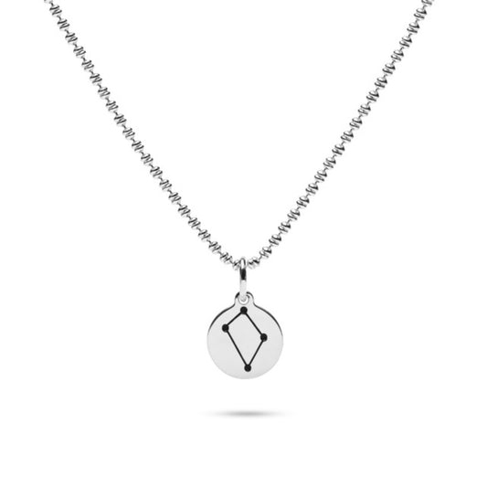 MILLENNE Match The Stars Libra Celestial Constellation Silver Pendant with 925 Sterling Silver
