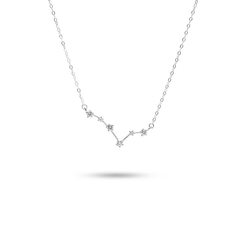 MILLENNE Match The Stars Pisces Constellation Silver Necklace with 925 Sterling Silver