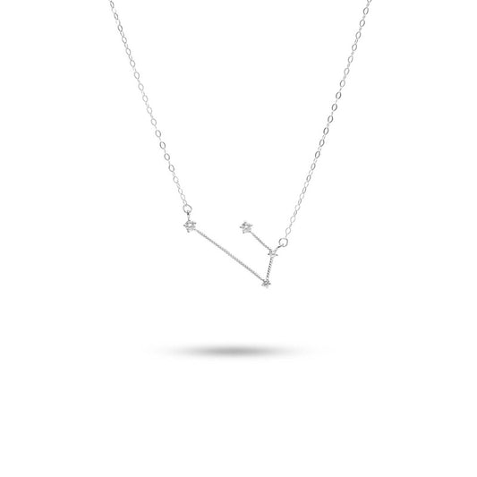 MILLENNE Match The Stars Aries Constellation Silver Necklace with 925 Sterling Silver