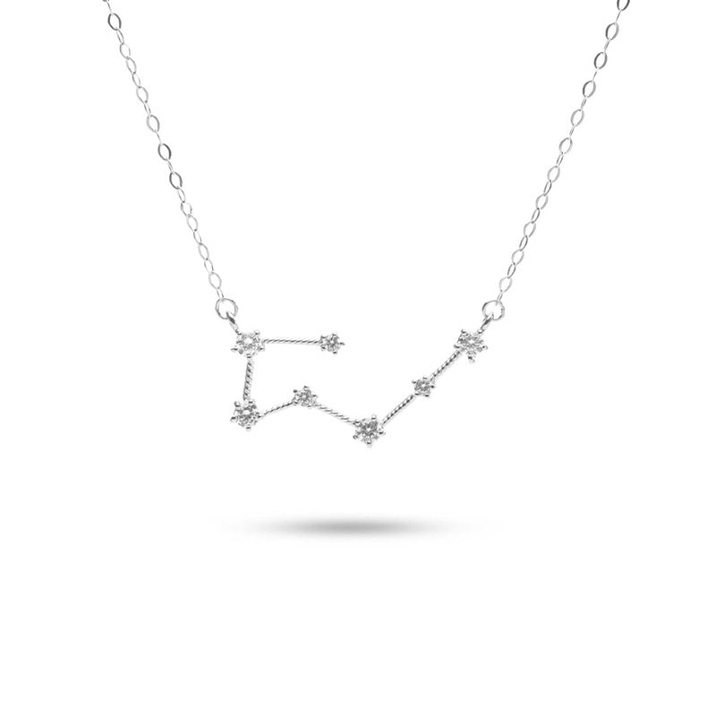 MILLENNE Match The Stars Taurus Constellation Silver Necklace with 925 Sterling Silver