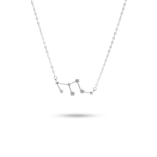 MILLENNE Match The Stars Leo Constellation Silver Necklace with 925 Sterling Silver