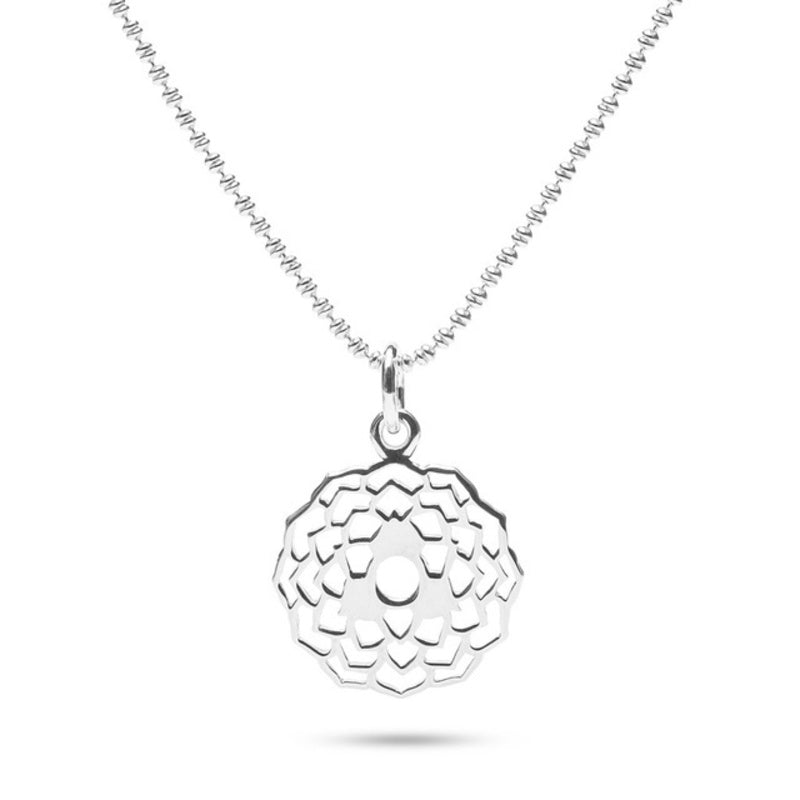 MILLENNE Millennia 2000 Sahasrara "The Crown Chakra" Silver Pendant with 925 Sterling Silver