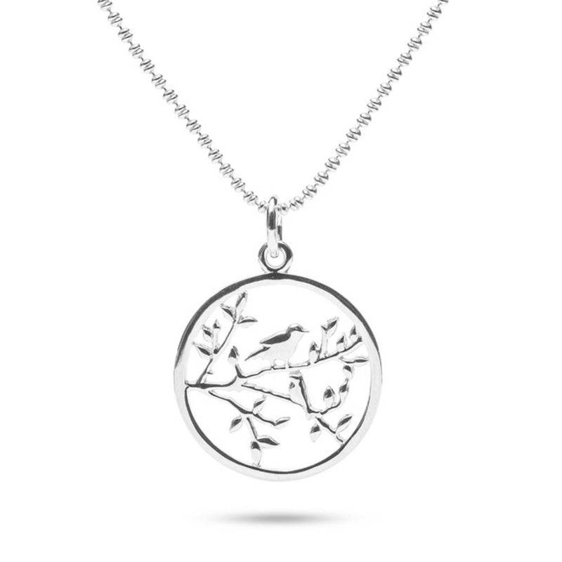 MILLENNE Millennia 2000 Birds Silver Pendant with 925 Sterling Silver