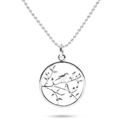 MILLENNE Millennia 2000 Birds Silver Pendant with 925 Sterling Silver