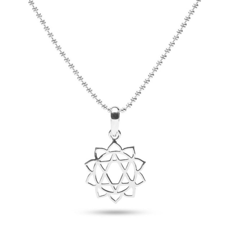 MILLENNE Millennia 2000 Celtic Star Flower Silver Pendant with 925 Sterling Silver
