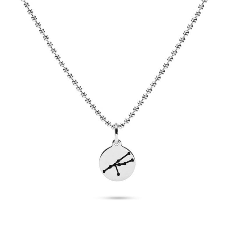 MILLENNE Match The Stars Taurus Celestial Constellation Silver Pendant with 925 Sterling Silver