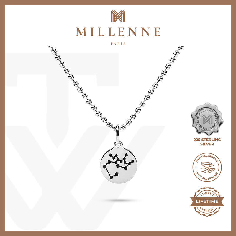 MILLENNE Match The Stars Sagittarius Celestial Constellation Silver Pendant with 925 Sterling Silver